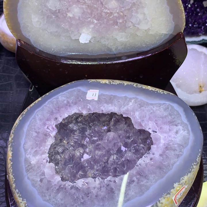 水晶福利盆未镶嵌新****嘻