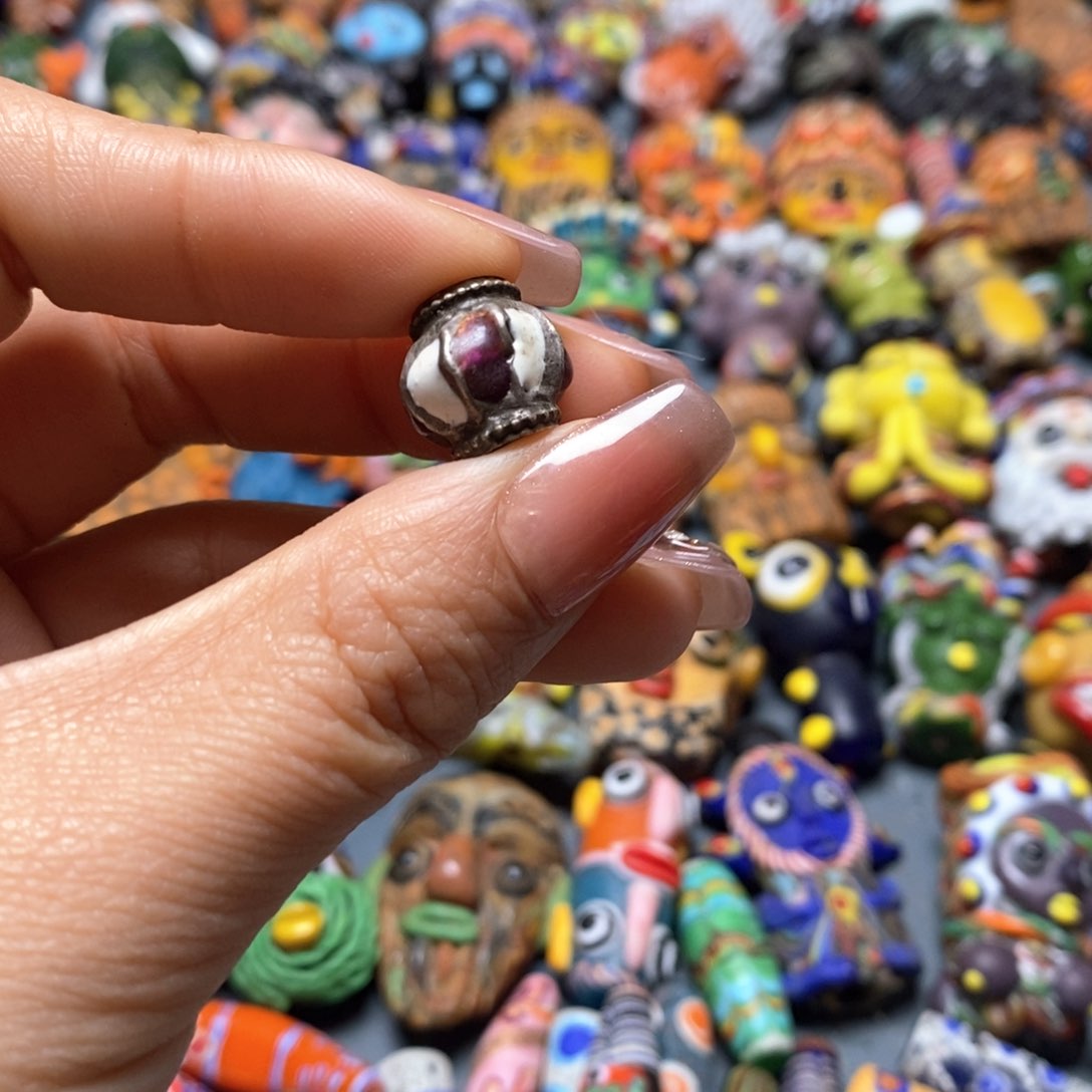 琉璃颈饰印度尼西亚配件