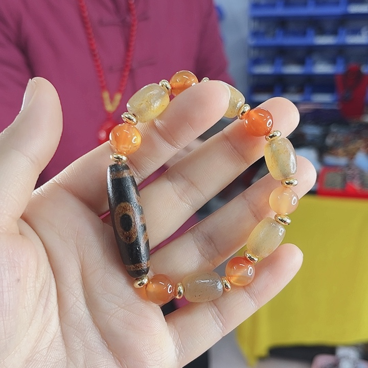 玛瑙手链未镶嵌T13贵贵手串
