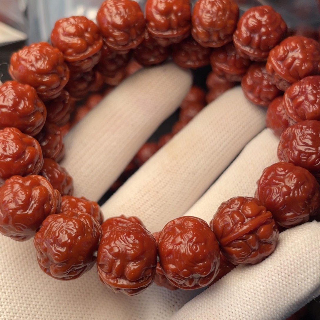 无***…猴头核桃手串蟾王