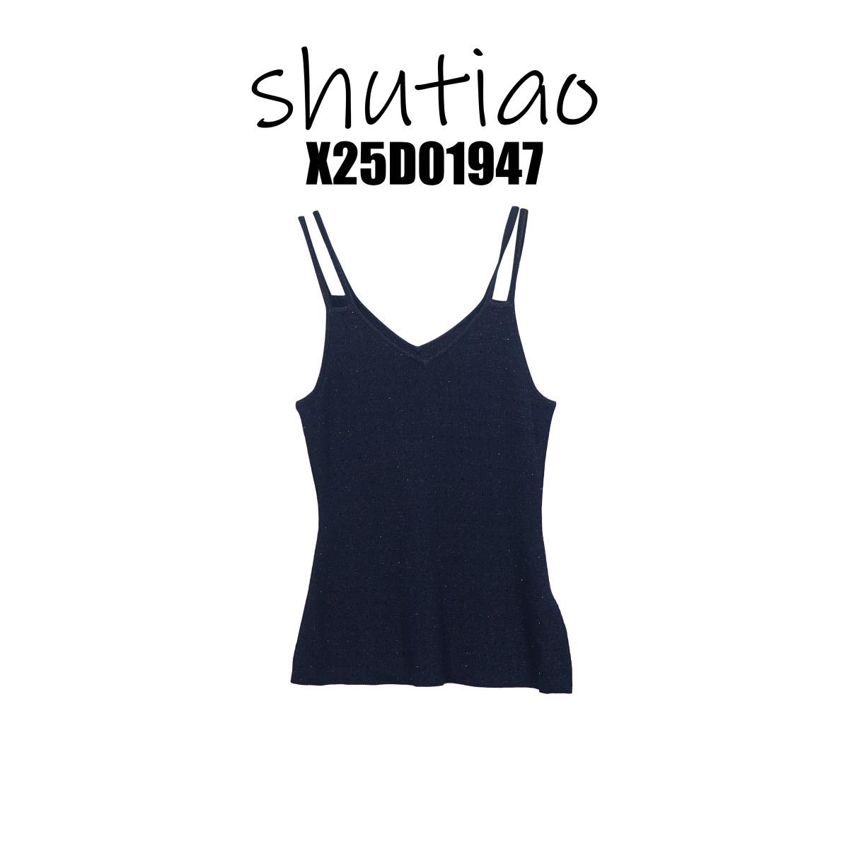 【SHUTIAO】2025春夏：新款小众设计款背心X25D01947