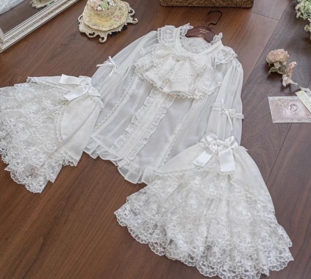 艾莉尔姬袖内搭长袖通勤直筒型西装领修身型衬衫日系百搭春季春秋