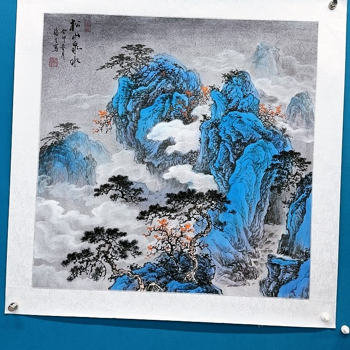 国画书法作品多次参加