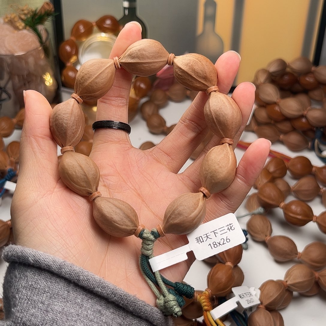 吊坠橄榄核1928素串