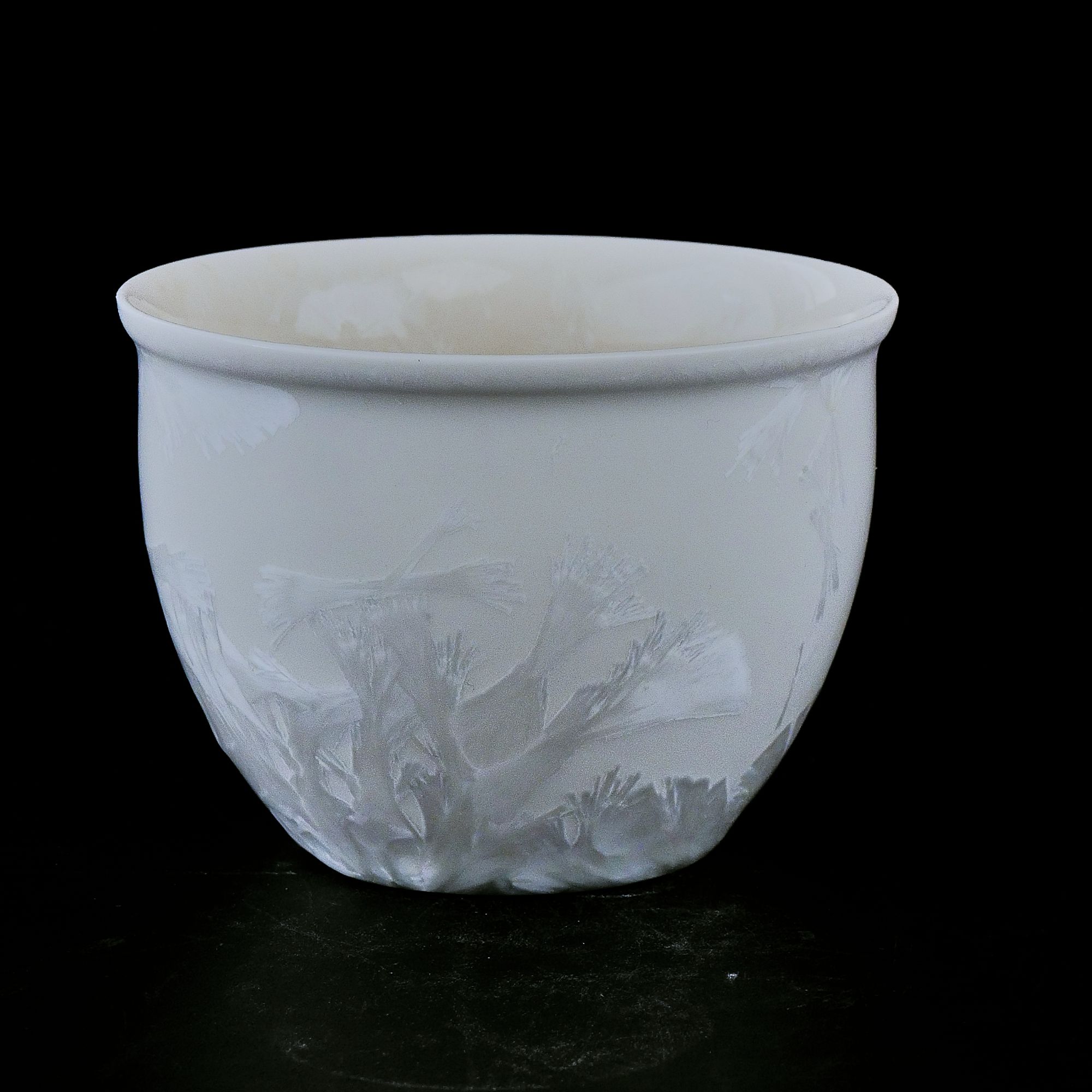 Sanmu三木 蕾丝梦影 蕾丝花 主人杯 茶盏 窑变冰晶