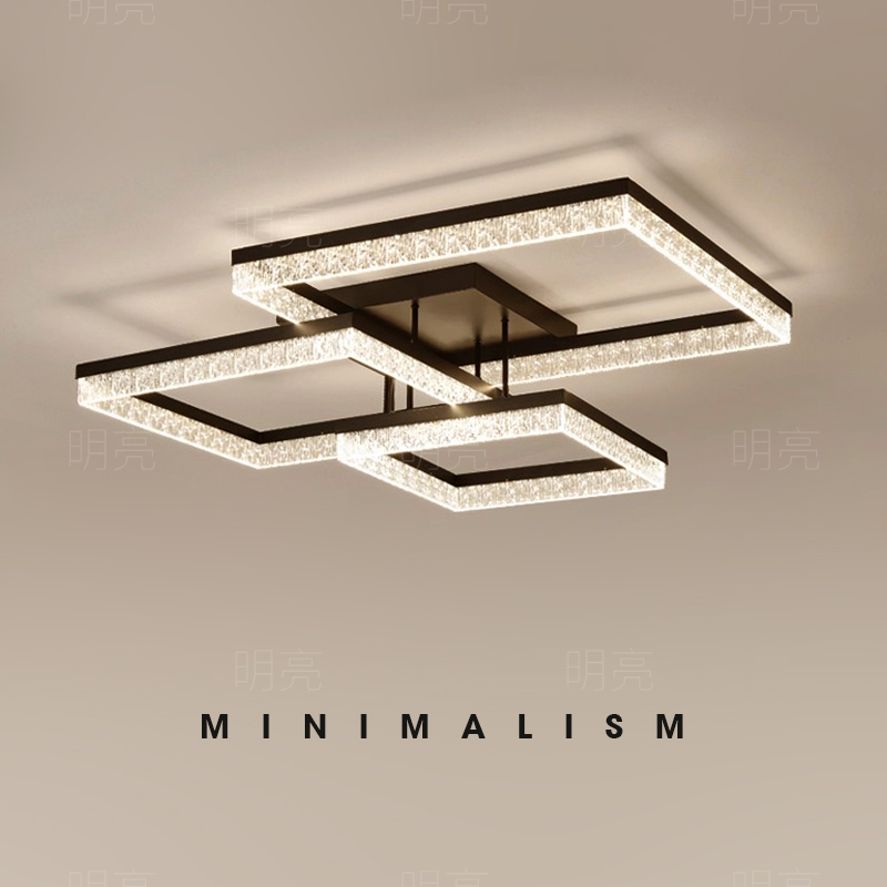 明亮良品轻奢高级感客厅主灯2025新款意式极简吸顶灯护眼高档超亮