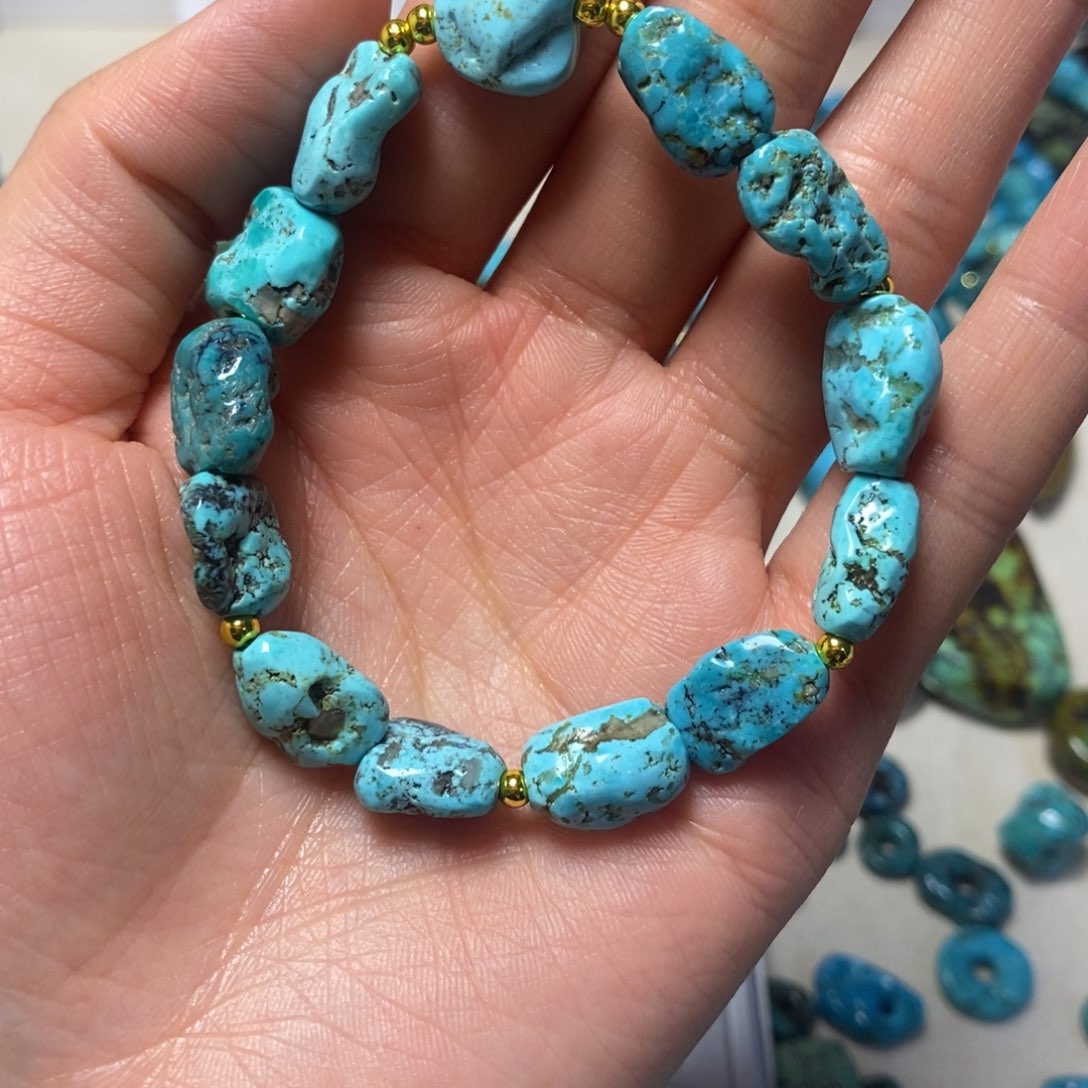 绿松石未镶嵌手链