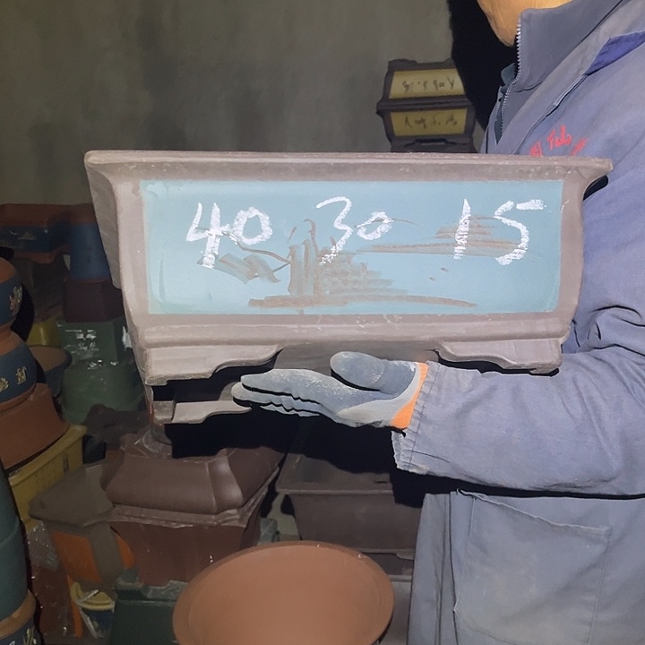 紫砂花盆紫砂花盆和小