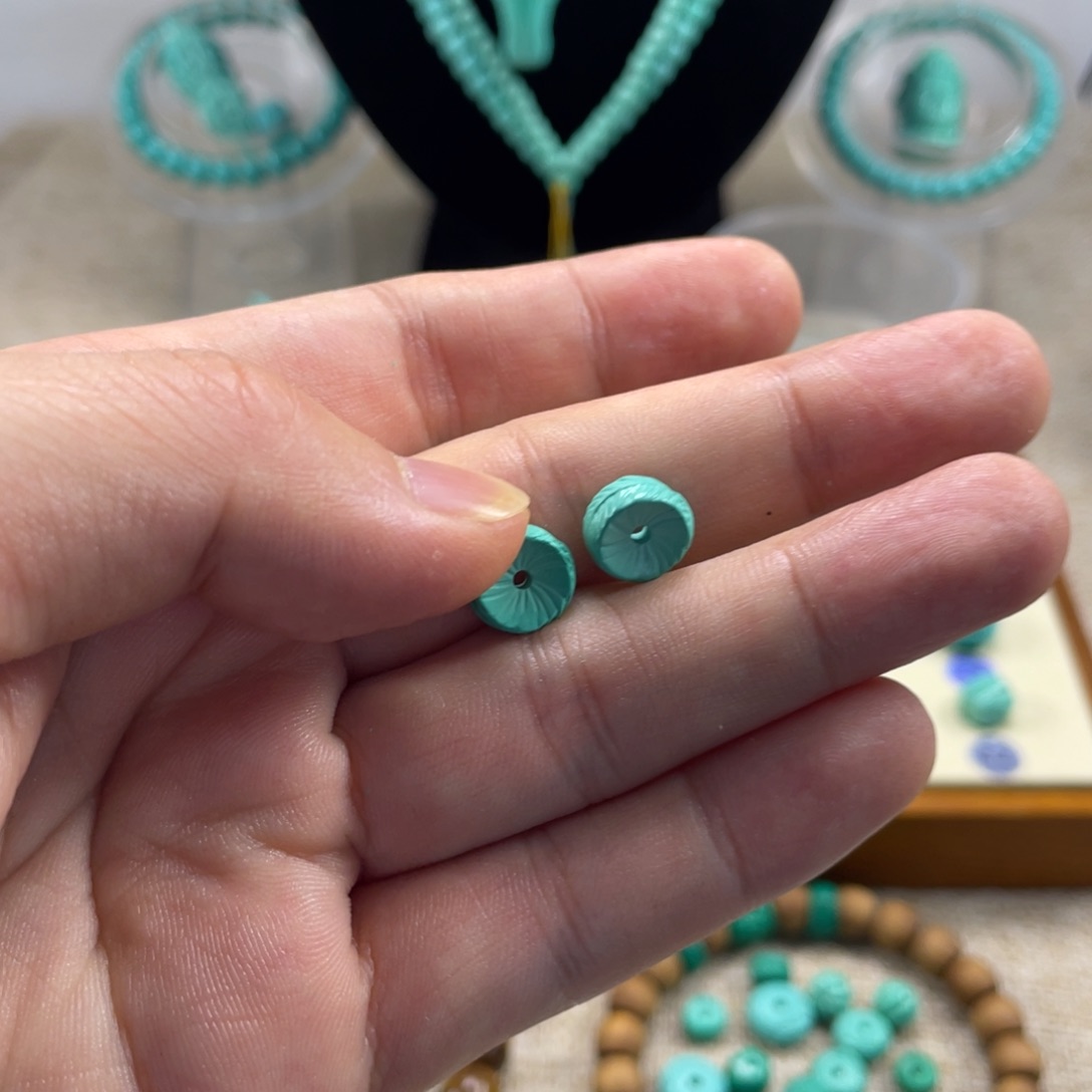 十堰手工雕刻配饰配珠，直径10