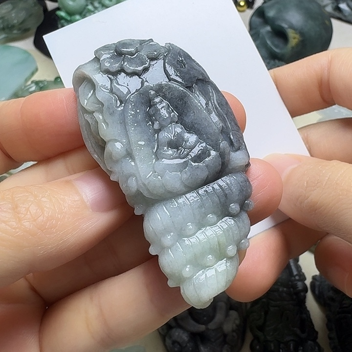 定制翡翠未镶嵌毛货