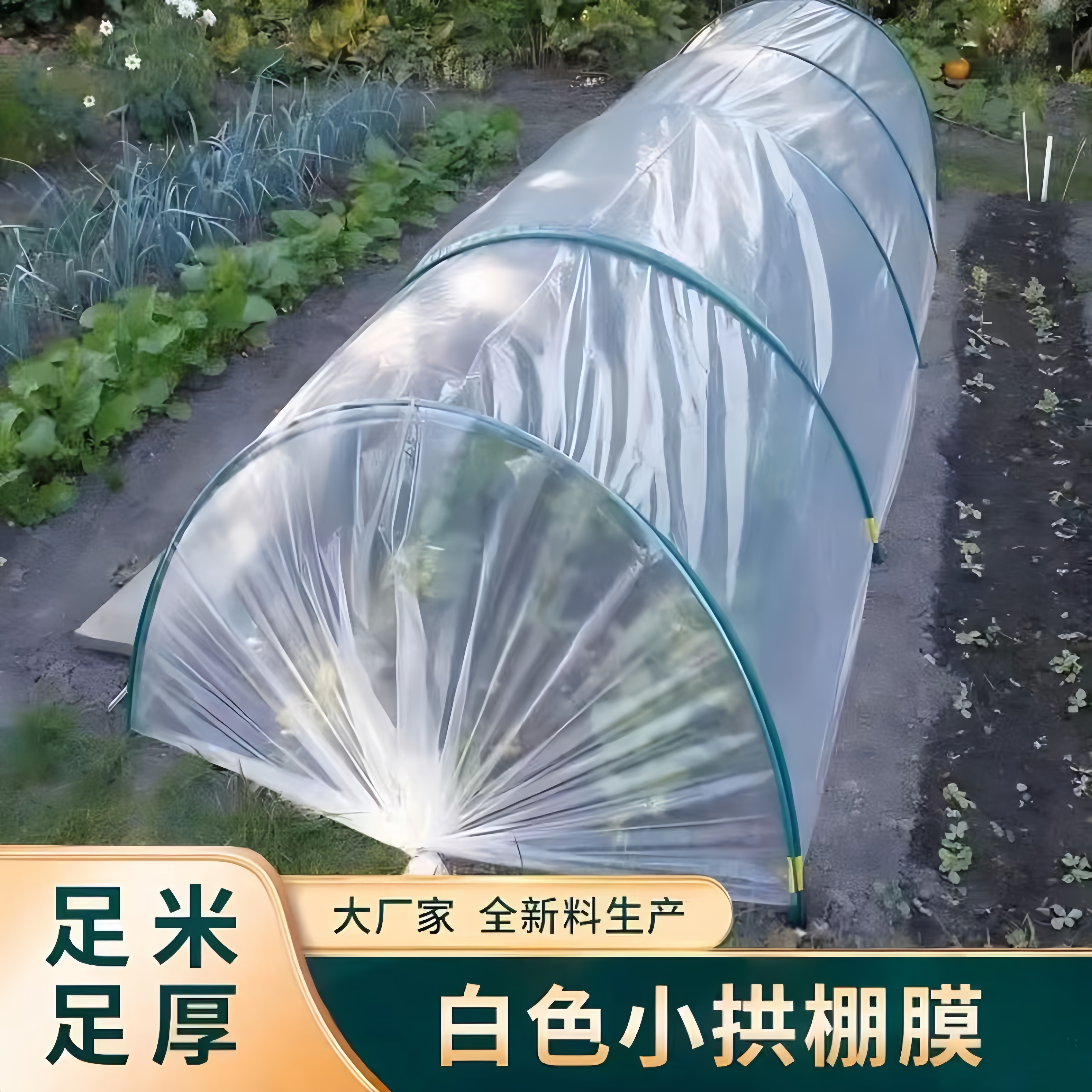 小拱棚专用白色塑料薄膜农用种植育秧苗保温保湿防寒大棚塑料膜