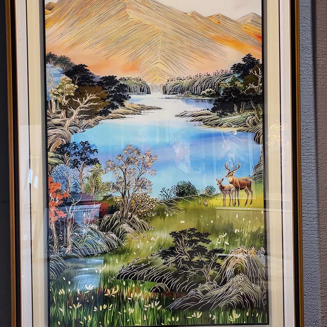 人造板铜雕装饰画工艺品