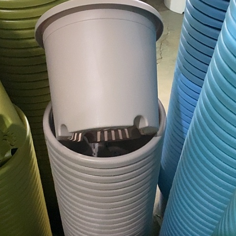 树脂四季4号灰白无托8个