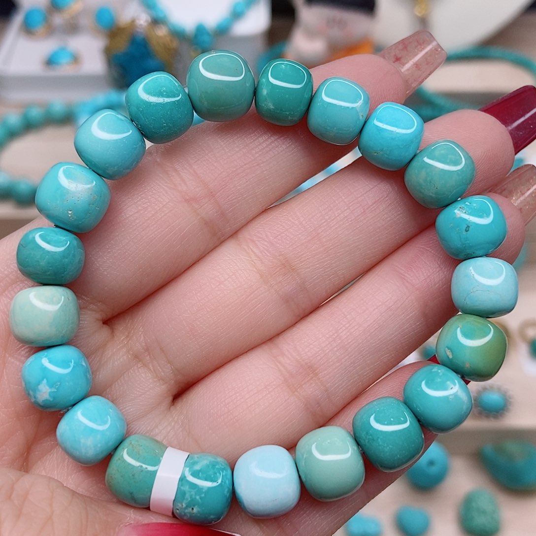 绿松石手串未镶嵌