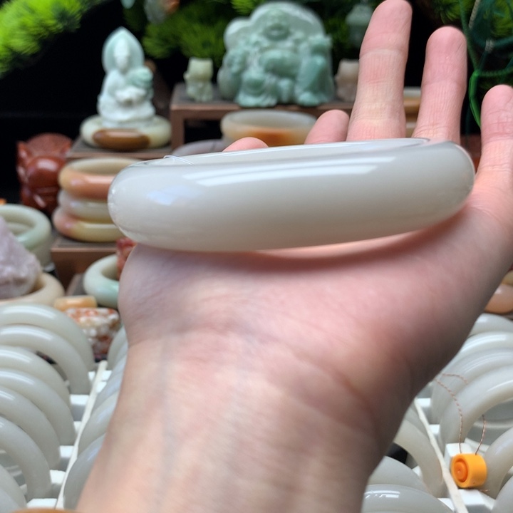 查罗石合金手镯（开口镯）62.4