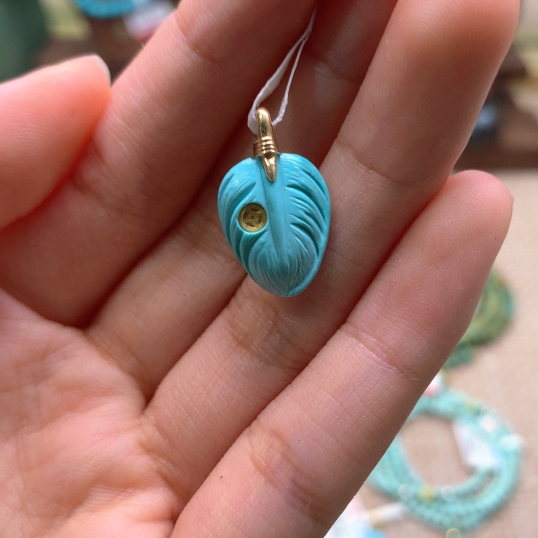 绿松石未镶嵌配饰