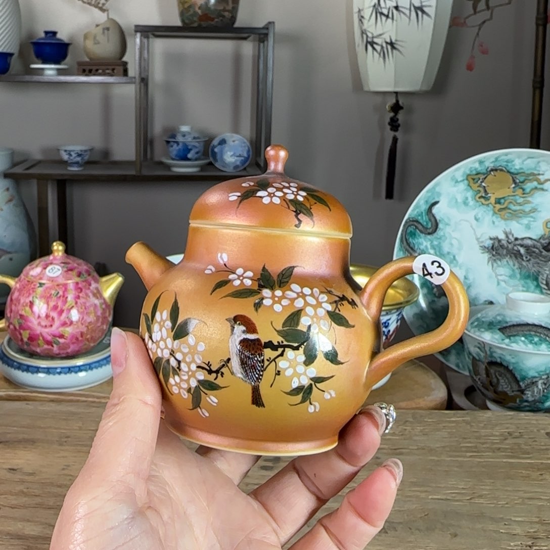 杯景德镇陶瓷柴烧多人