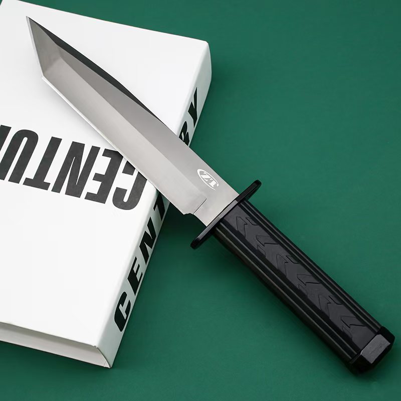 【ZT】高硬度钢便携野营吃手把肉牛排户外刀