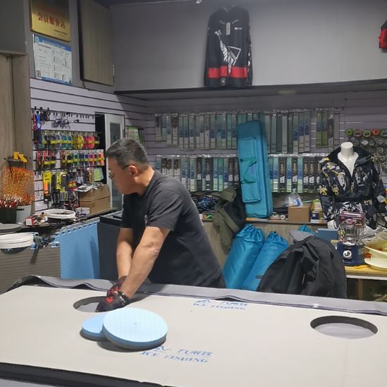 钓鱼用品档雪盖冰钓专用
