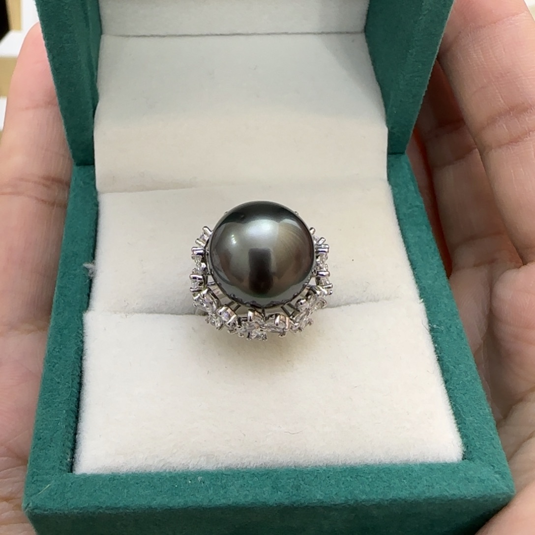 未镶嵌海水珍珠戒指