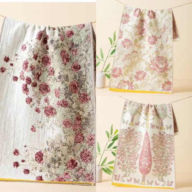 三条装35*75纯棉汉麻纱布毛巾家用双面柔软吸水透气亲肤洗脸巾