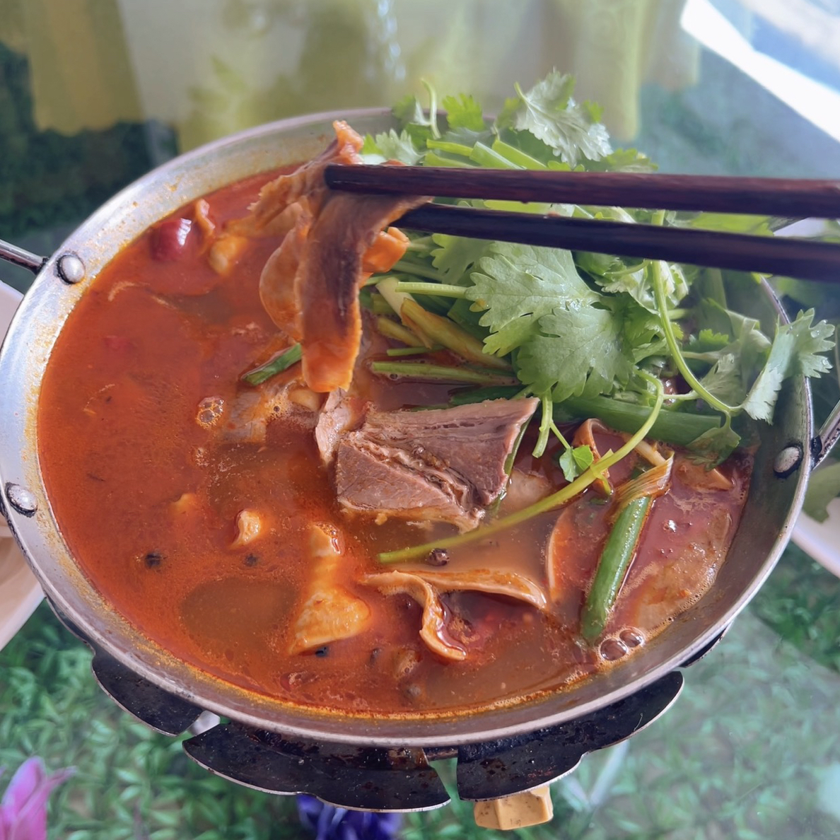 杨姐农家菜（原切调理牛肉片牛杂火锅）