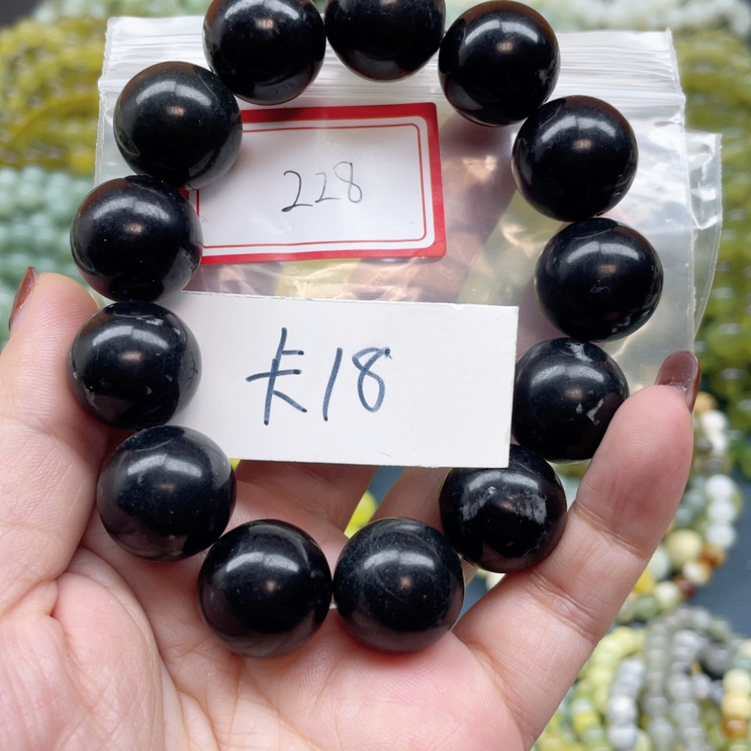 未镶嵌蛇纹石玉手串