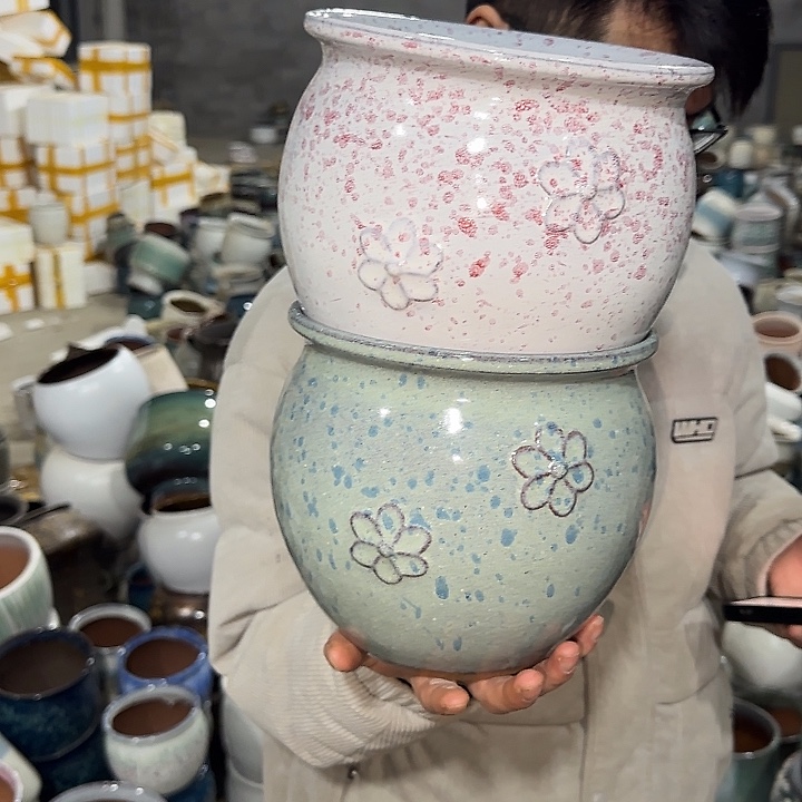 高度18口20啦啦花盆