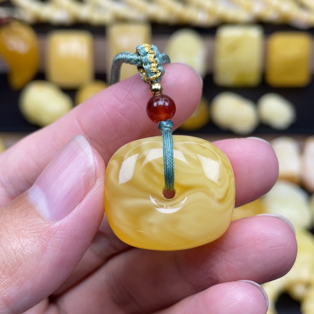 琥珀未镶嵌裸石琥珀蜜蜡