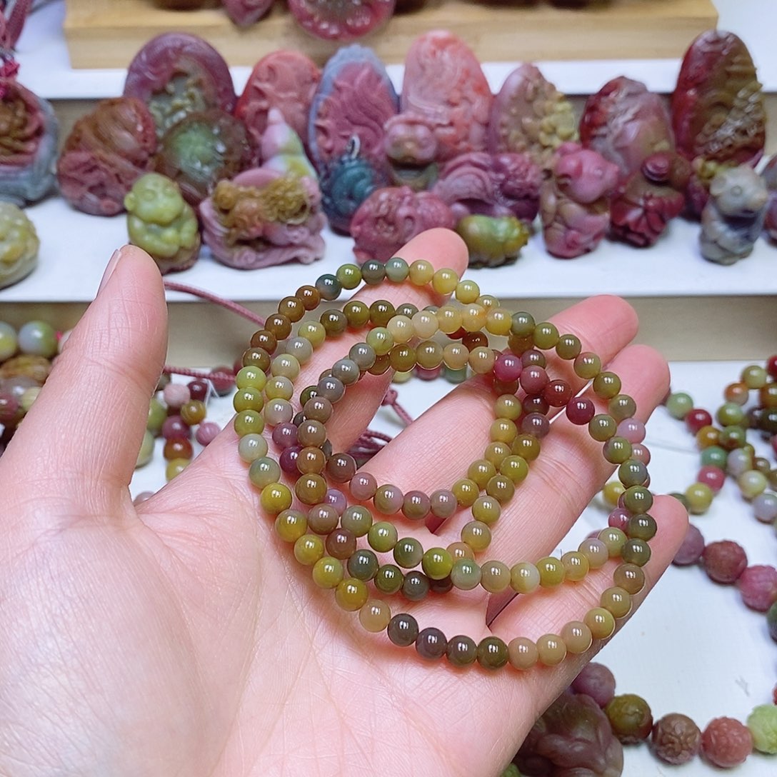 玛瑙/玉髓盐源玛瑙佛珠未镶嵌