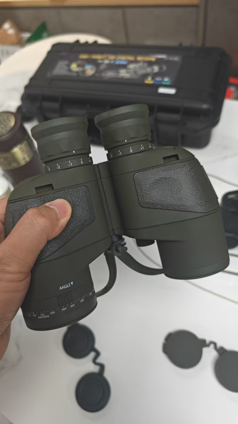 航海望远镜10X50双筒望远镜高倍高清航海带坐标测距充氮防水