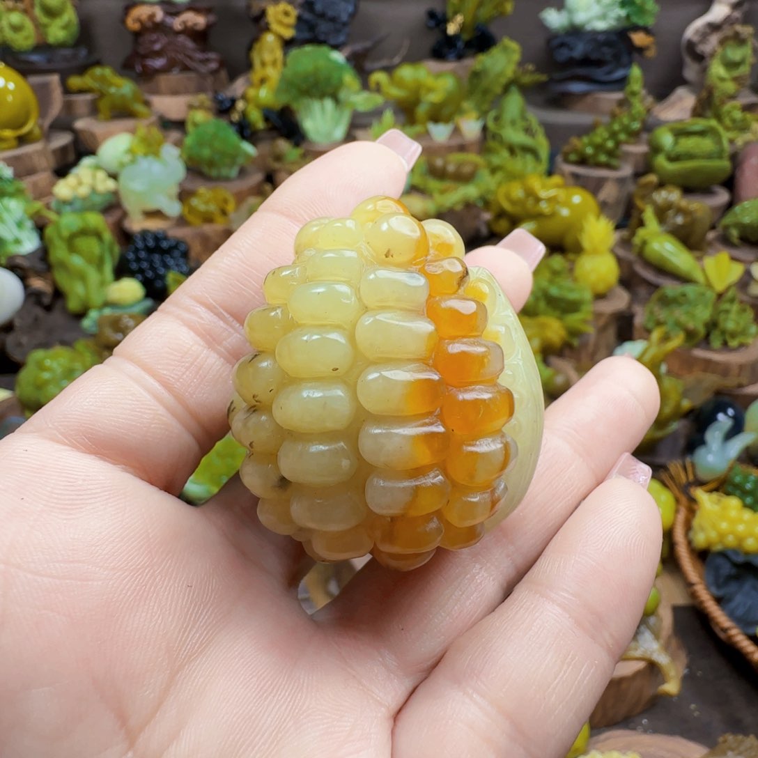 蛇纹石玉未镶嵌手把