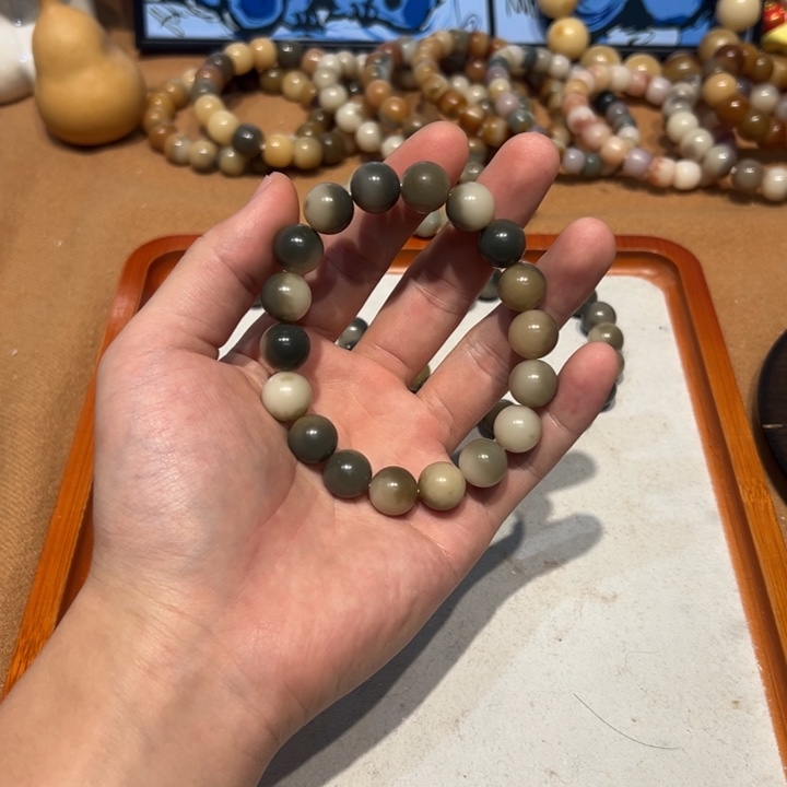 菩提根/象牙果吊坠12山水画