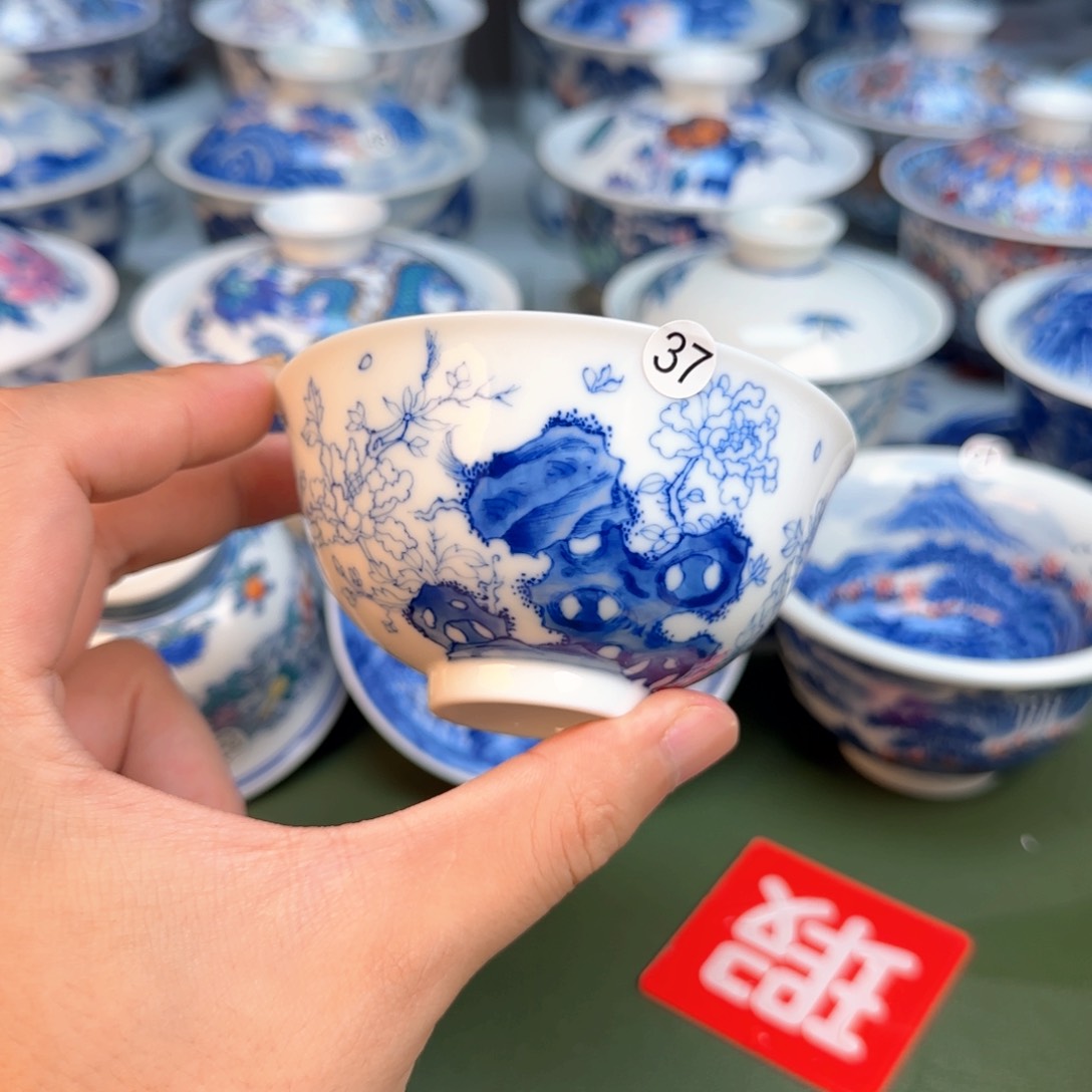 彦祖纯手工手绘茶具37