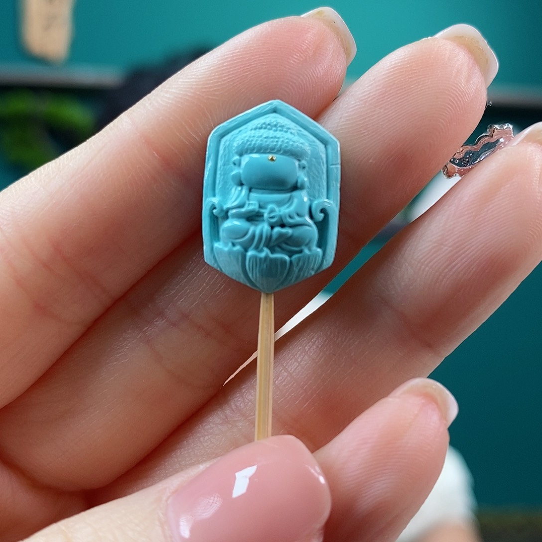 绿松石珠宝奇石未镶嵌