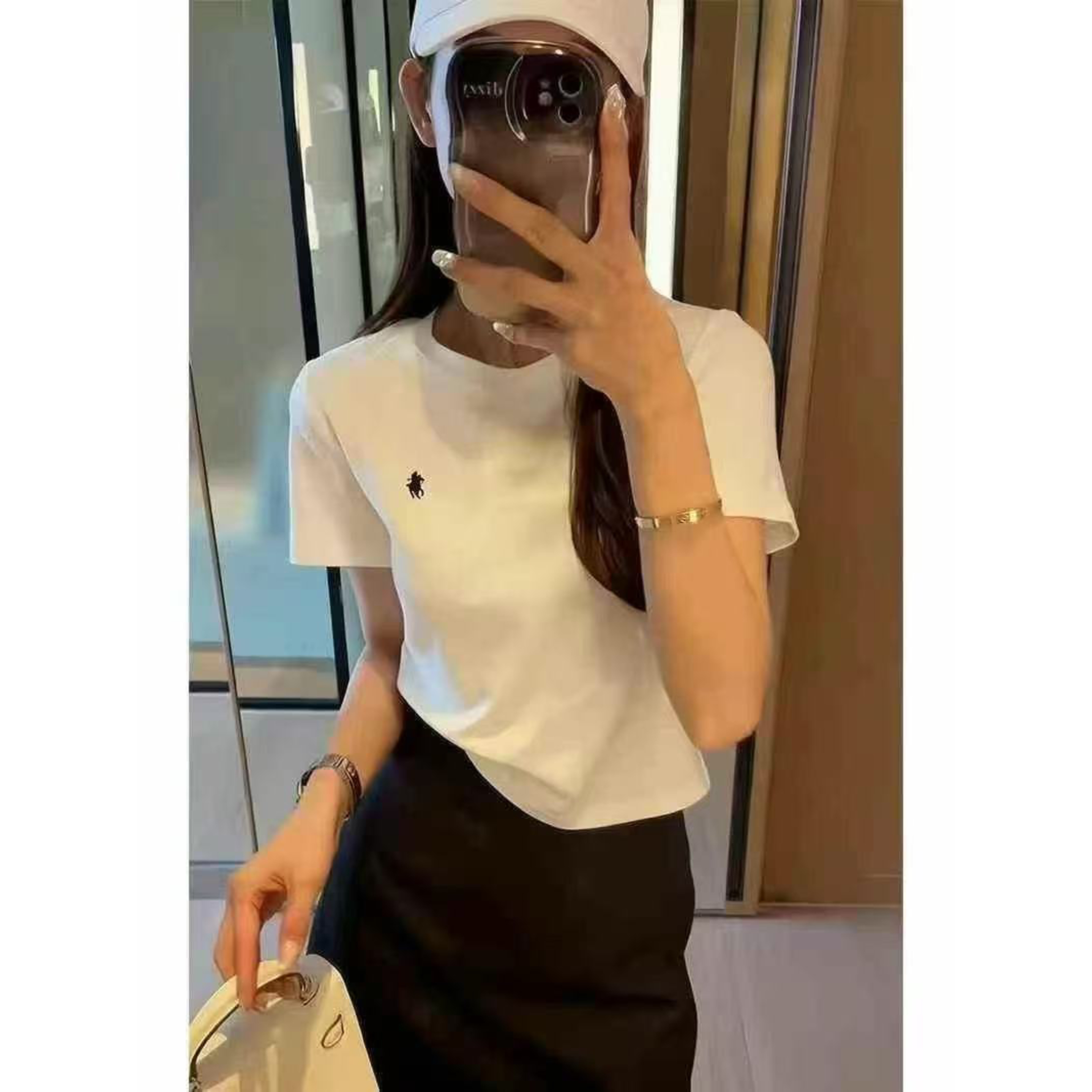 小马刺绣短袖 夏季必备