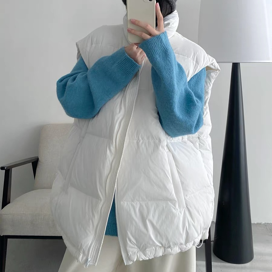 ⌈妮子服饰⌋棉马甲女2025新款外穿洋气时髦马夹宽松洋气坎肩0401