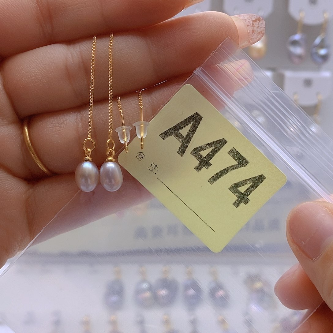 淡水珍珠耳饰未镶嵌