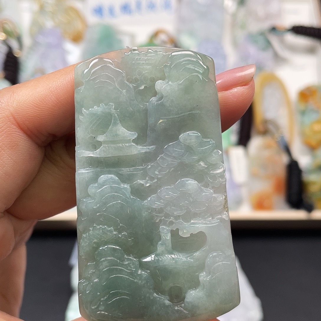 翡翠吊坠(不含链)未镶嵌