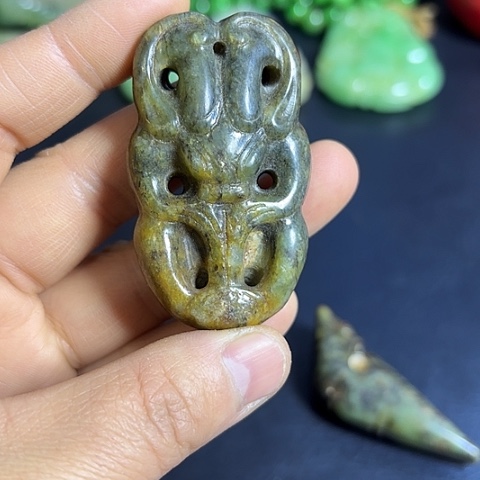 白玉菩提把件一个一个