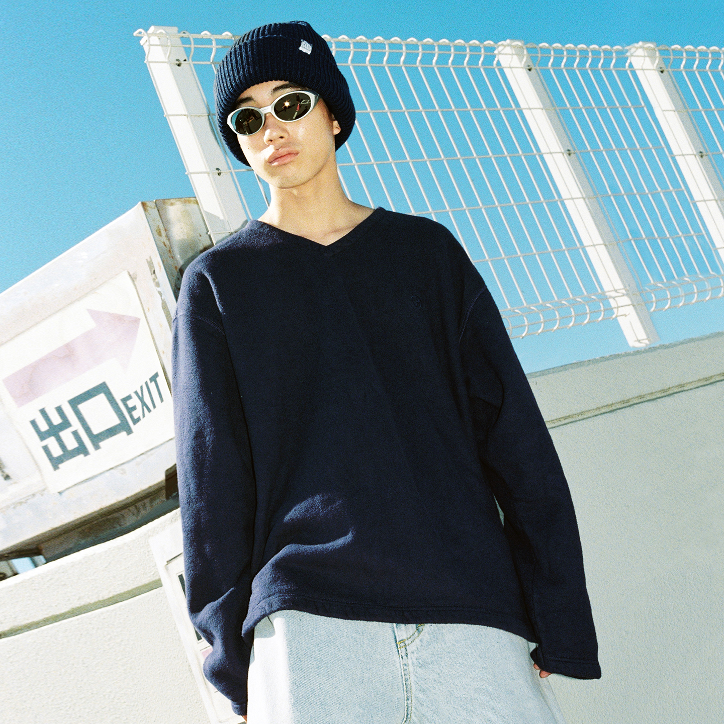 Polar Skate Co Scott Sweater 纯棉摇粒绒复古简约套头卫衣潮
