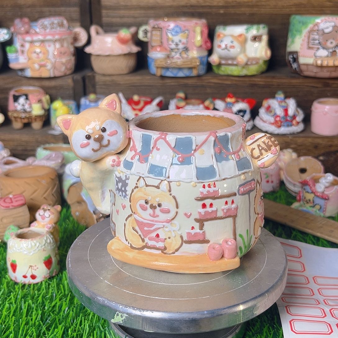 红陶老梧家多肉花盆