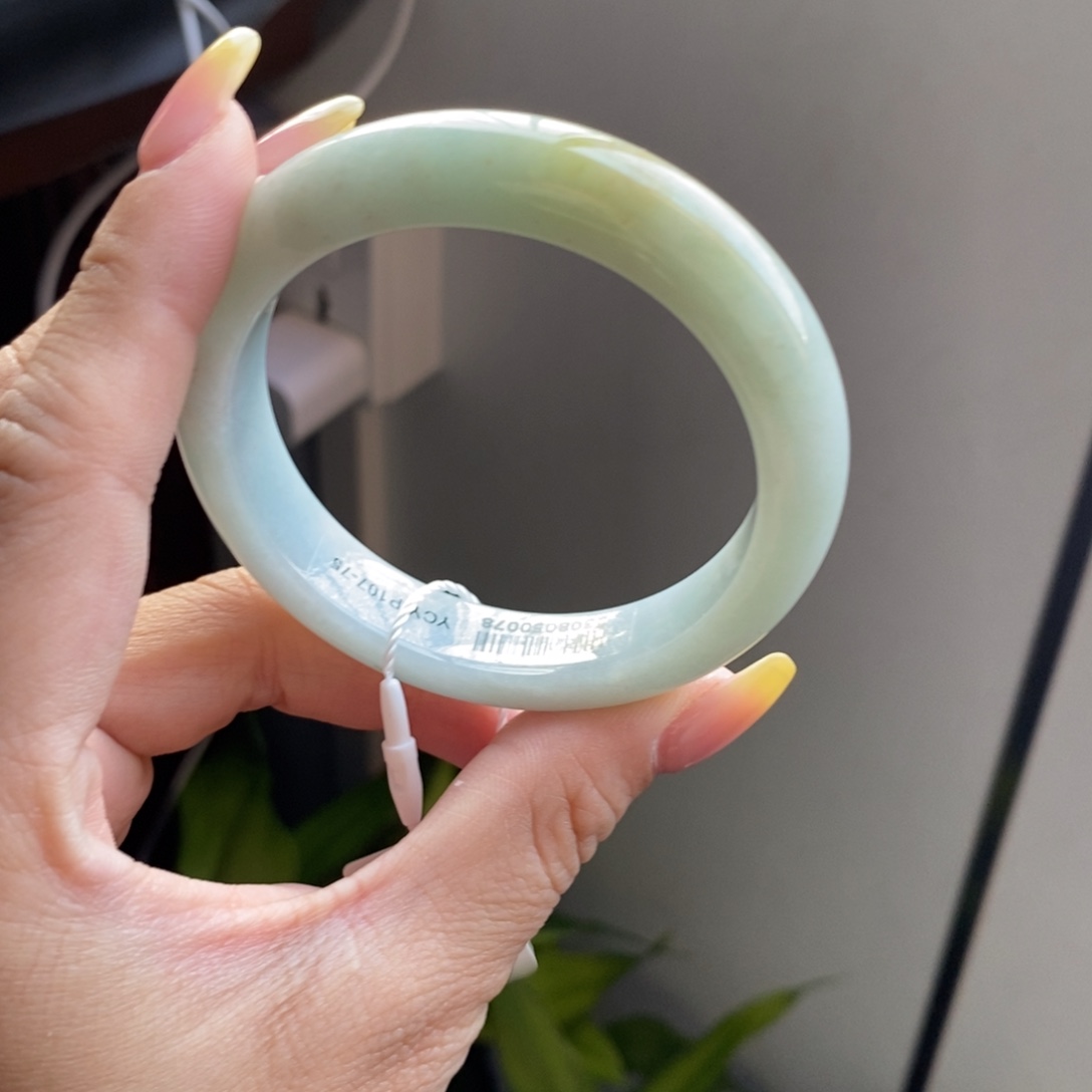 翡翠未镶嵌手镯54口