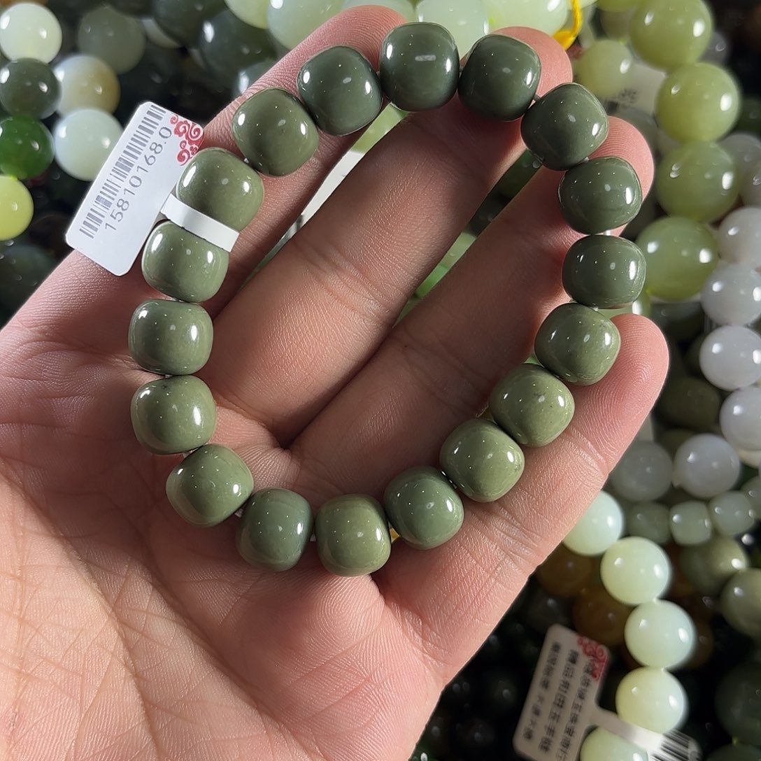 和田玉手链未镶嵌W114