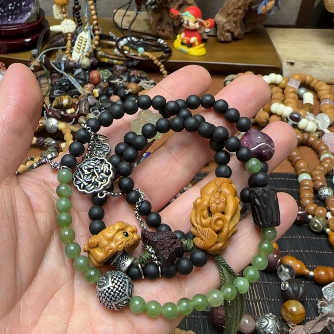 吊坠凤眼菩提小***逵手串