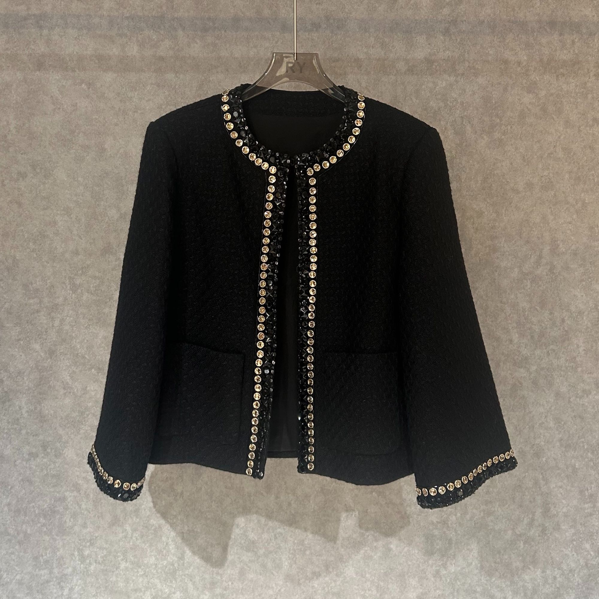 RY | 重工桑蚕丝羊毛小香风女短外套