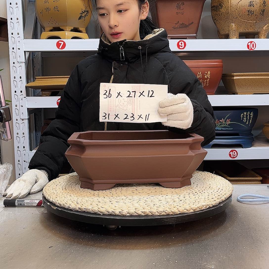 紫砂花盆紫砂花盆
