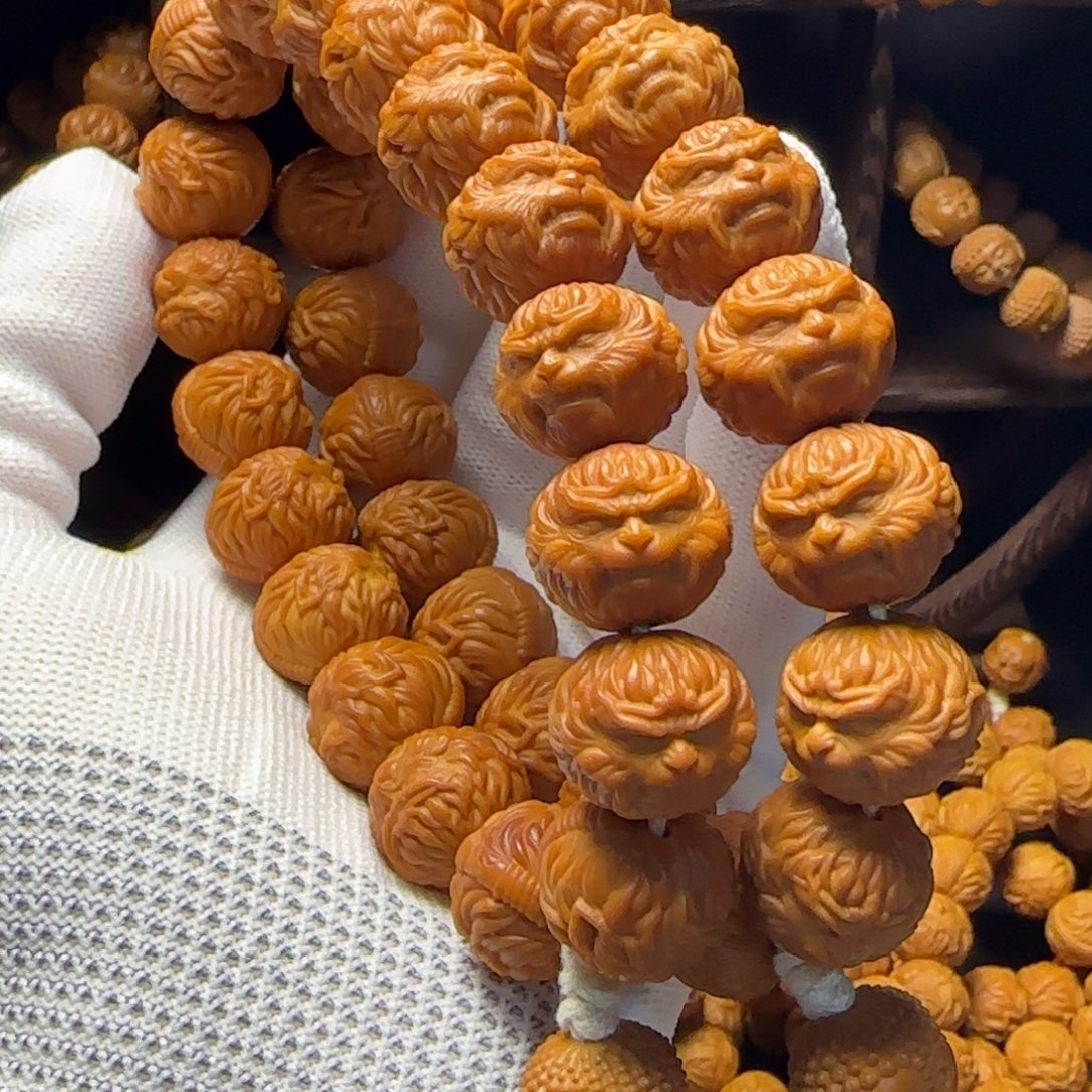 小***哈猴头核桃吊坠猴头