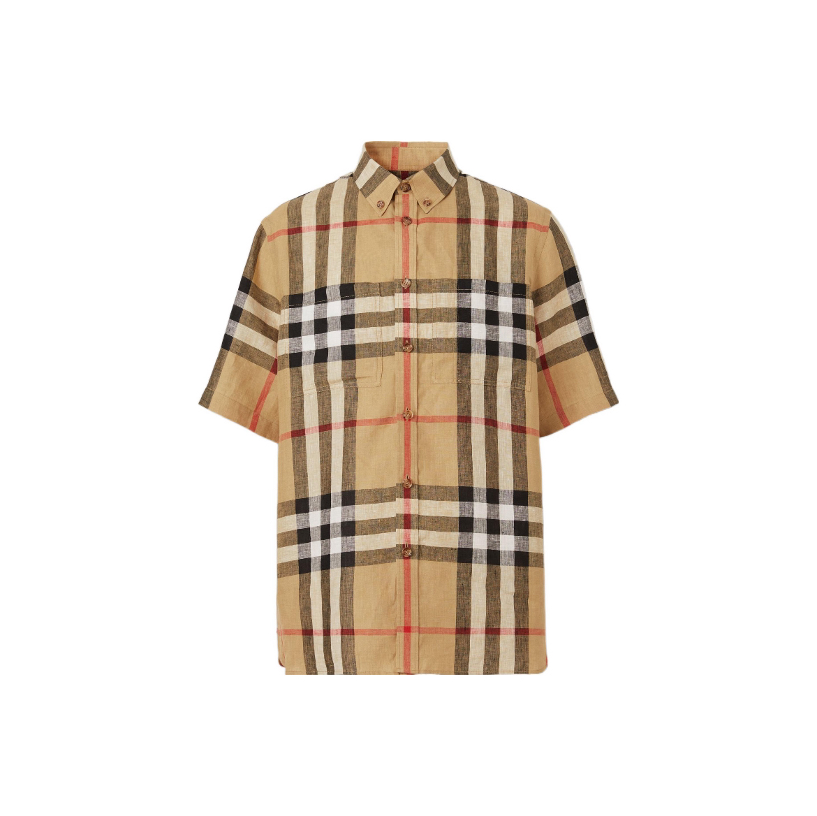 Tsan0153/Burberry/博柏利/经典格纹短袖/尺码L/99新