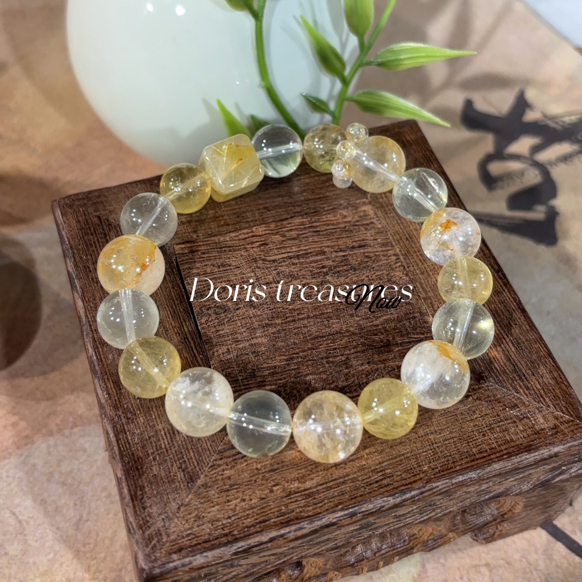 【钞票一箩筐】天然水晶手串 多样性发一 颜色微差